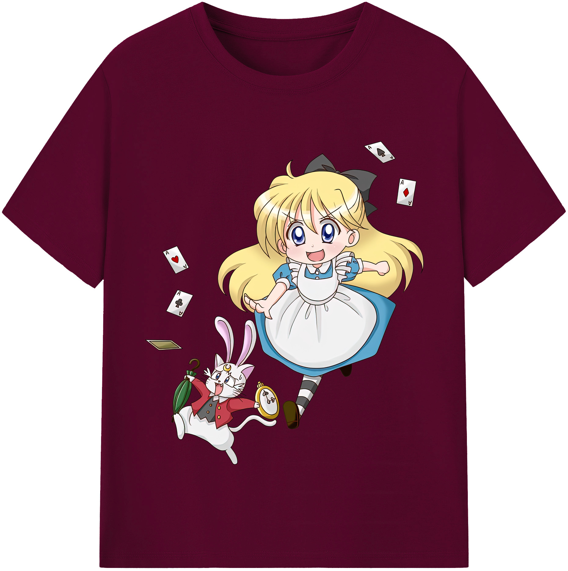 （画像用） 美少女戦士セーラームーン 愛野 美奈子 あいの みなこ Sailor Moon Aino Minako レディースカジュアルプリントTシャツ（綿100％）